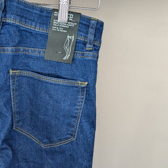 *3/$10* BNWT H&M Super Stretch Jeggings Blue Size 6 - Picture 3 of 3